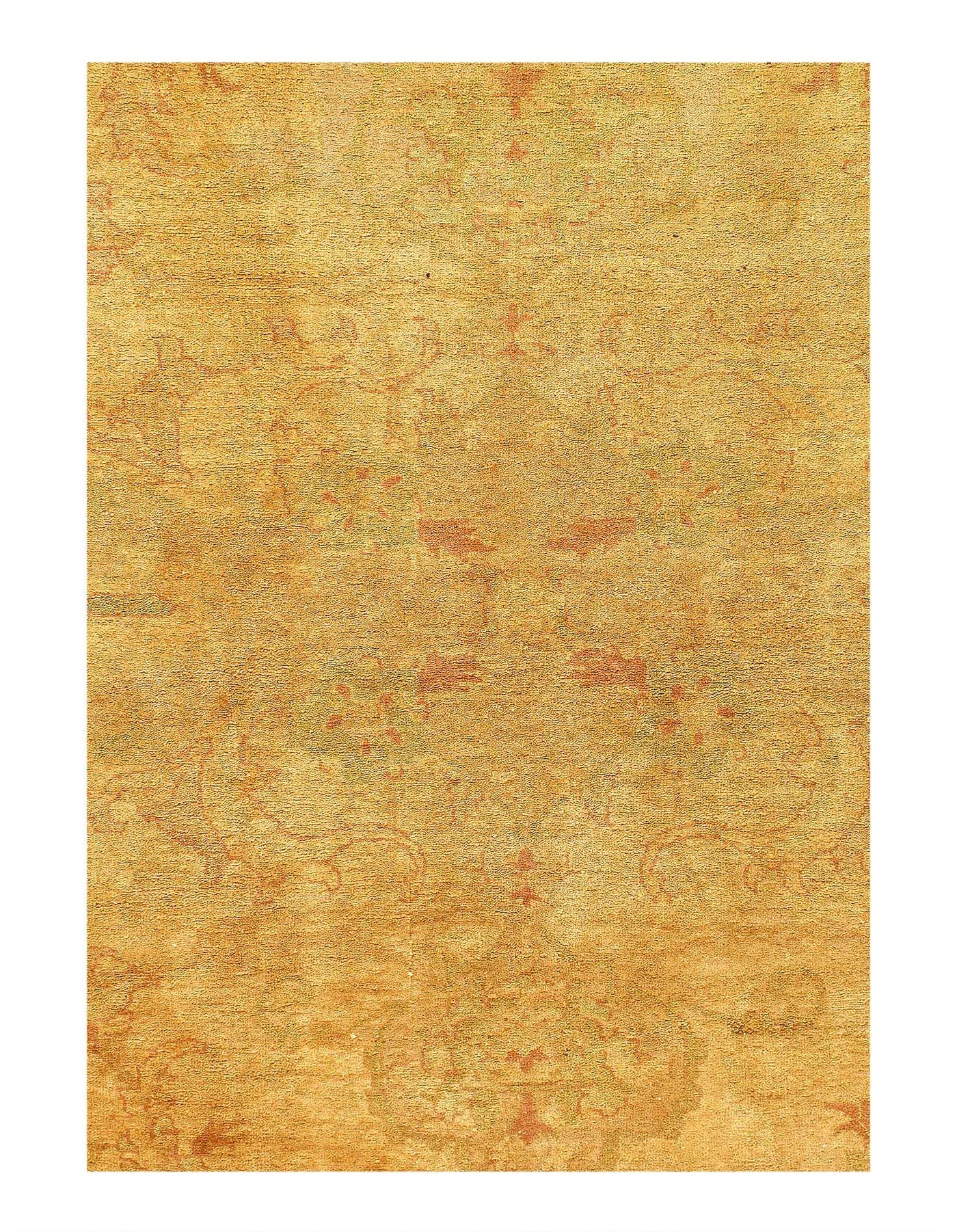 Canvello Traditional Fine Hand Knotted Agra rug - 8' X 10'1'' - Canvello