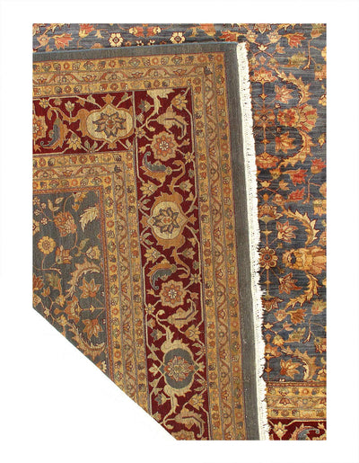 Canvello Traditional Fine Hand Knotted Oversized Agra Rug - 12' X 18'2'' - Canvello