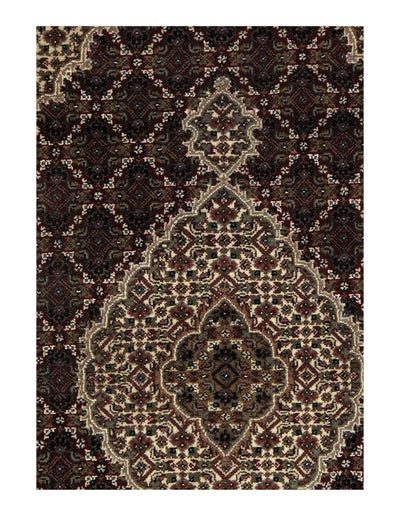Traditional Fine Tabriz Hand-Knotted Rug - 4'1" X 6'2"