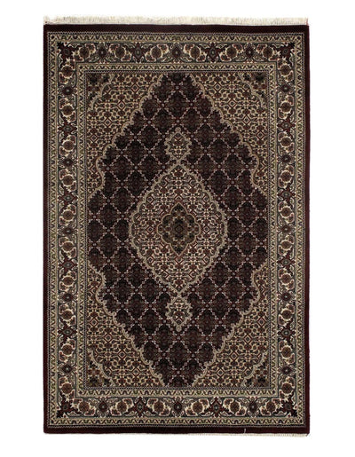 Canvello Traditional Fine Tabriz Hand - Knotted Rug - 4'1" X 6'2" - Canvello