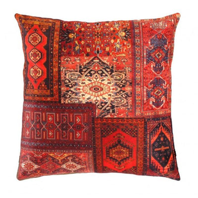 Canvello Traditional KAZAK Design Velvet Pillow - 18" X 26" - Canvello