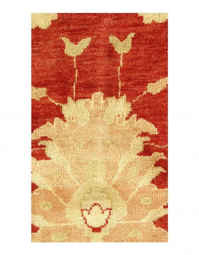 Canvello Traditional Oushak Design Hand - knotted Rug - 11'10" x 19'9" - Canvello