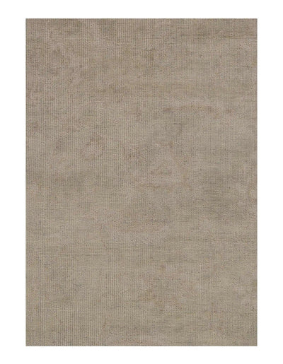 Traditional Oushak Design Hand Knotted Rug - 7'9" x 9'10"