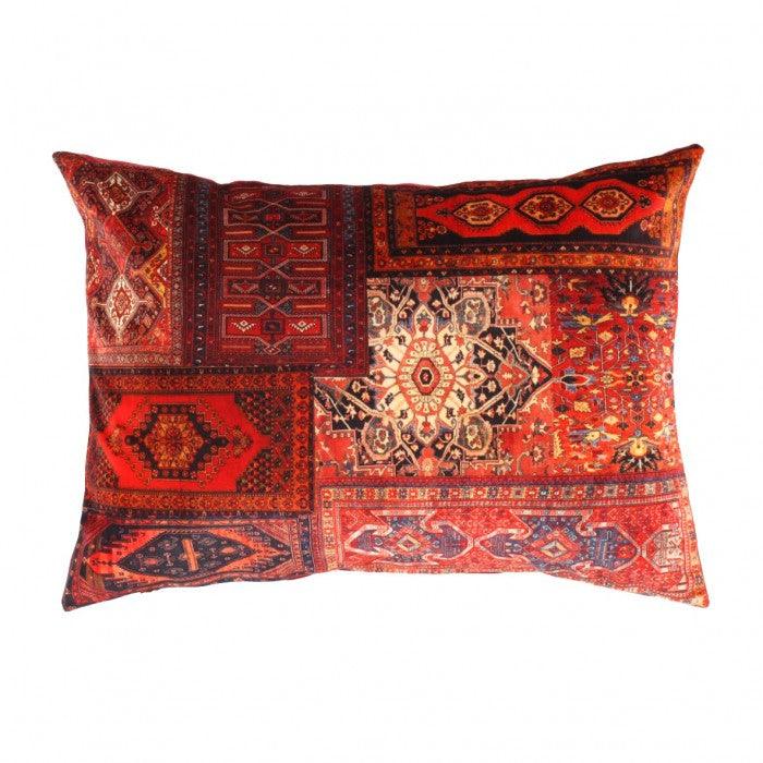 Canvello Traditional Silkroad Velvet Pillow - 18" X 26" - Canvello