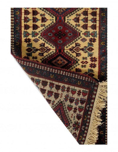 Canvello Traditional Persian Yalameh Rug - 2' X 3'2"