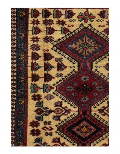 Canvello Traditional Persian Yalameh Rug - 2' X 3'2"