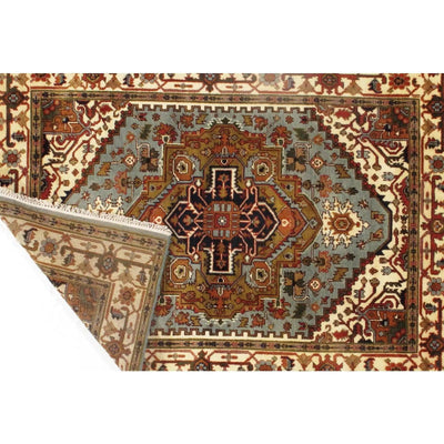 Traditional Super Fine Serapi Hand-Knotted Rug - 6' x 8'7"