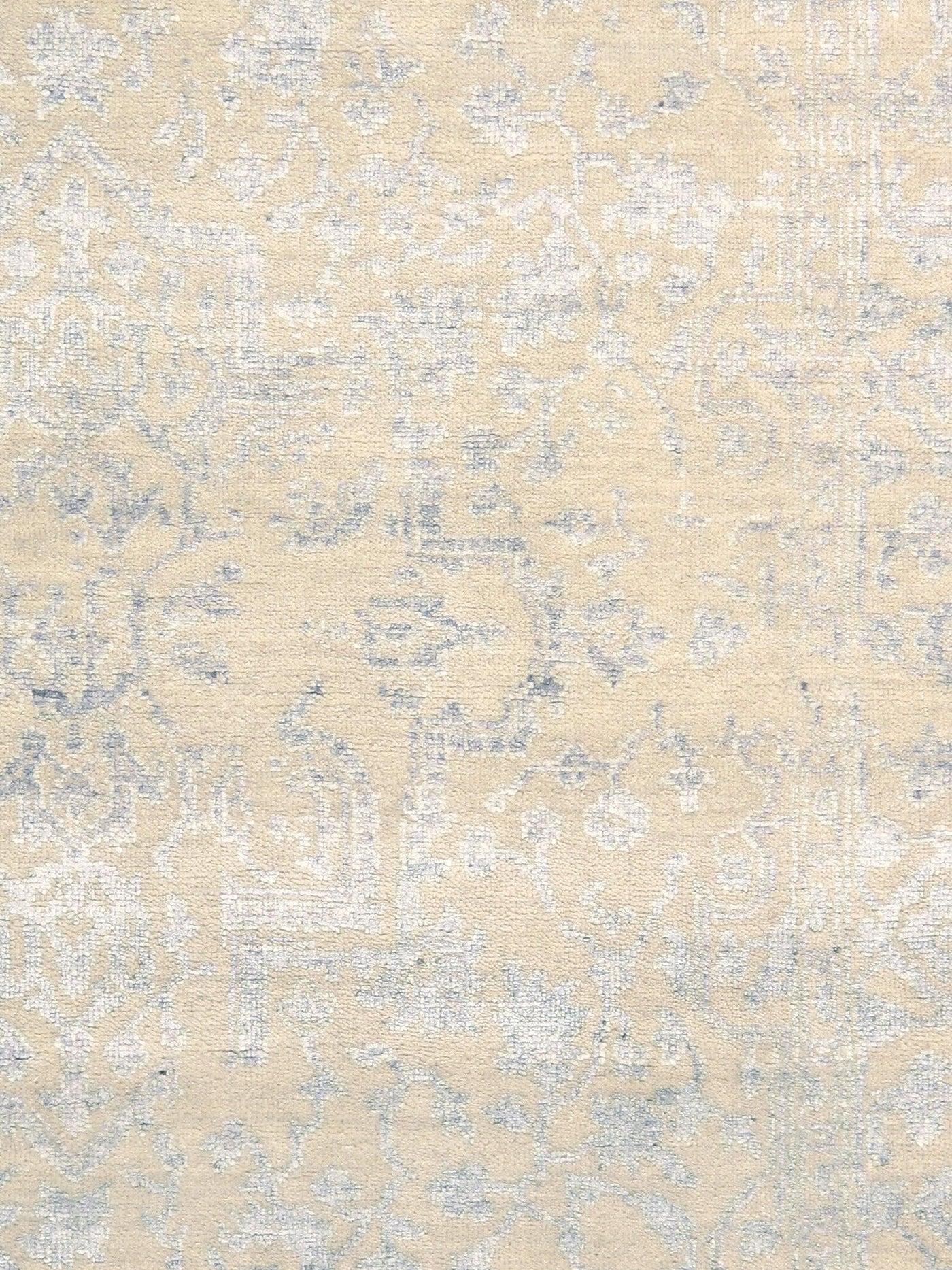 Canvello Transitional Hand Knotted Bsilk & Wool Area Rug - 4' X 6'1"