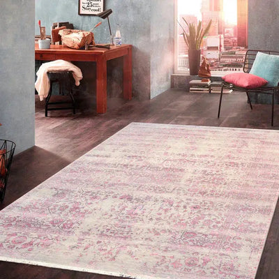 Canvello Transitional Hand Knotted Bsilk & Wool Area Rug - 8' X 10'1"