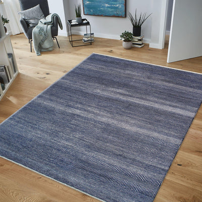 Canvello Transitional Hand - Knotted Bsilk & Wool Area Rug - 5'10" X 9'6" - Canvello