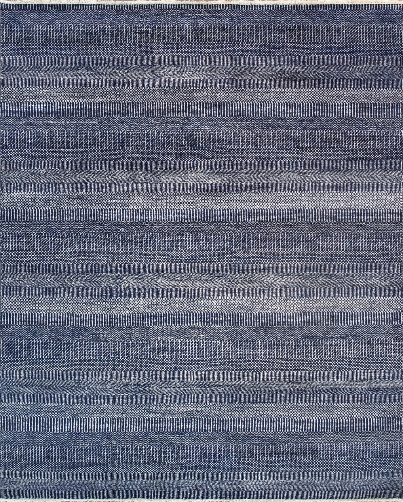 Canvello Transitional Hand - Knotted Bsilk & Wool Area Rug - 8'1" X 9'11" - Canvello