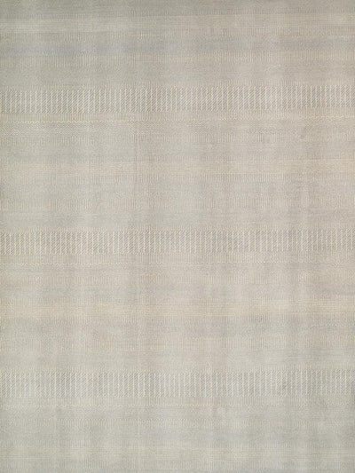 Canvello Transitional Hand-Knotted Lamb's Wool Area Rug- 6' X 9'