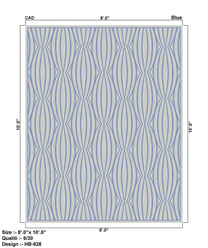 Canvello Transitional Hand-Knotted Lamb's Wool Area Rug- 2' X 3'