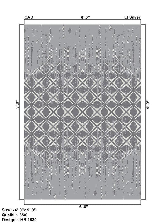 Canvello Transitional Hand-Knotted Lamb's Wool Area Rug- 2' X 3'