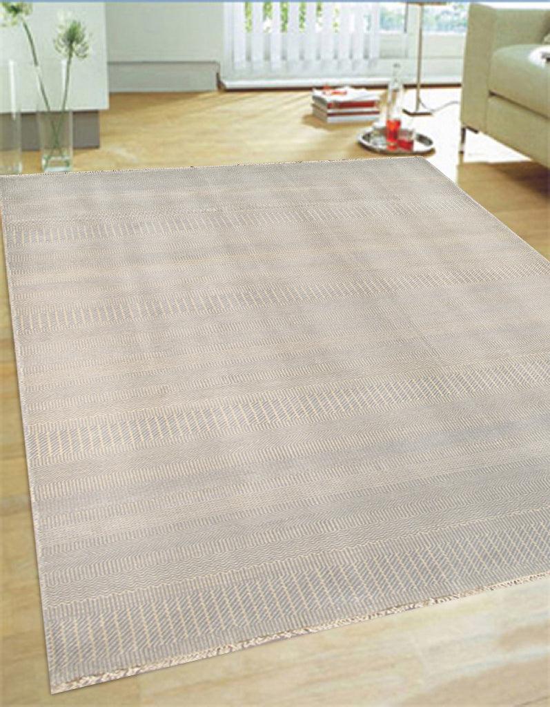 Canvello Transitional Hand - Knotted Lamb's Wool Area Rug - 6' X 9' - Canvello