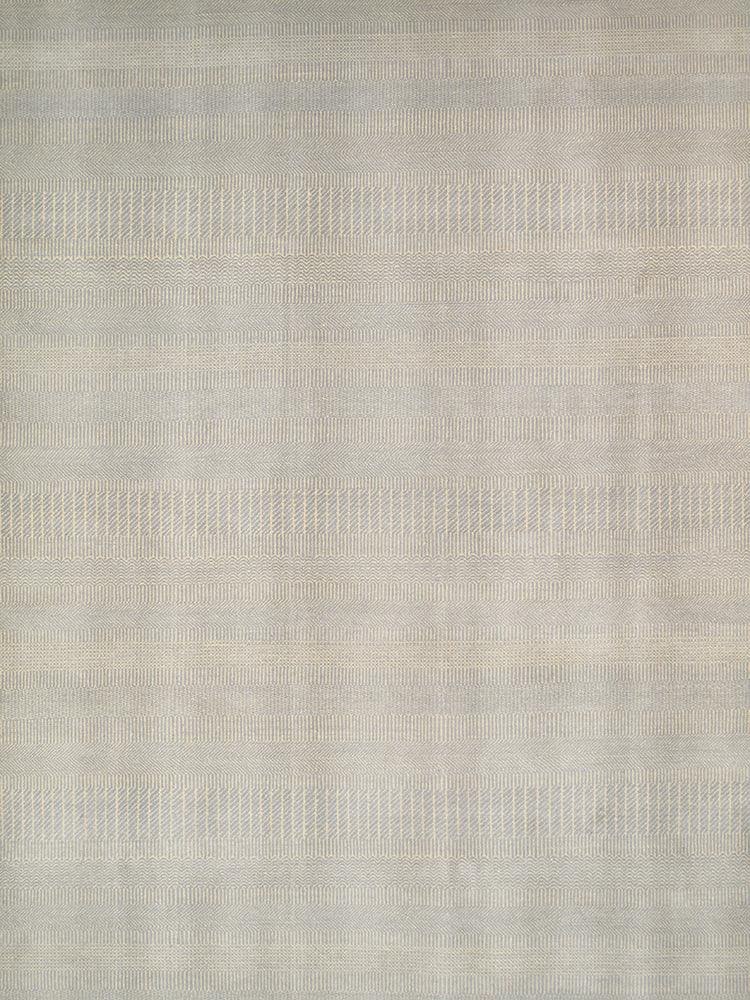 Canvello Transitional Hand - Knotted Lamb's Wool Area Rug - 6' X 9' - Canvello