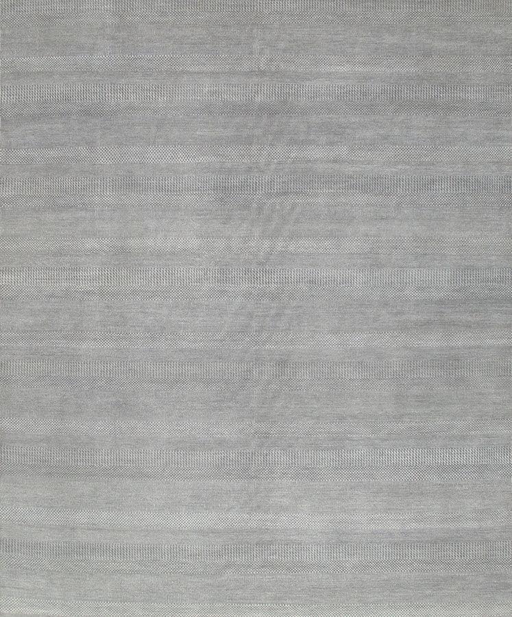 Canvello Transitional Hand-Knotted Silk & Wool Area Rug- 8'10" X 12'1"