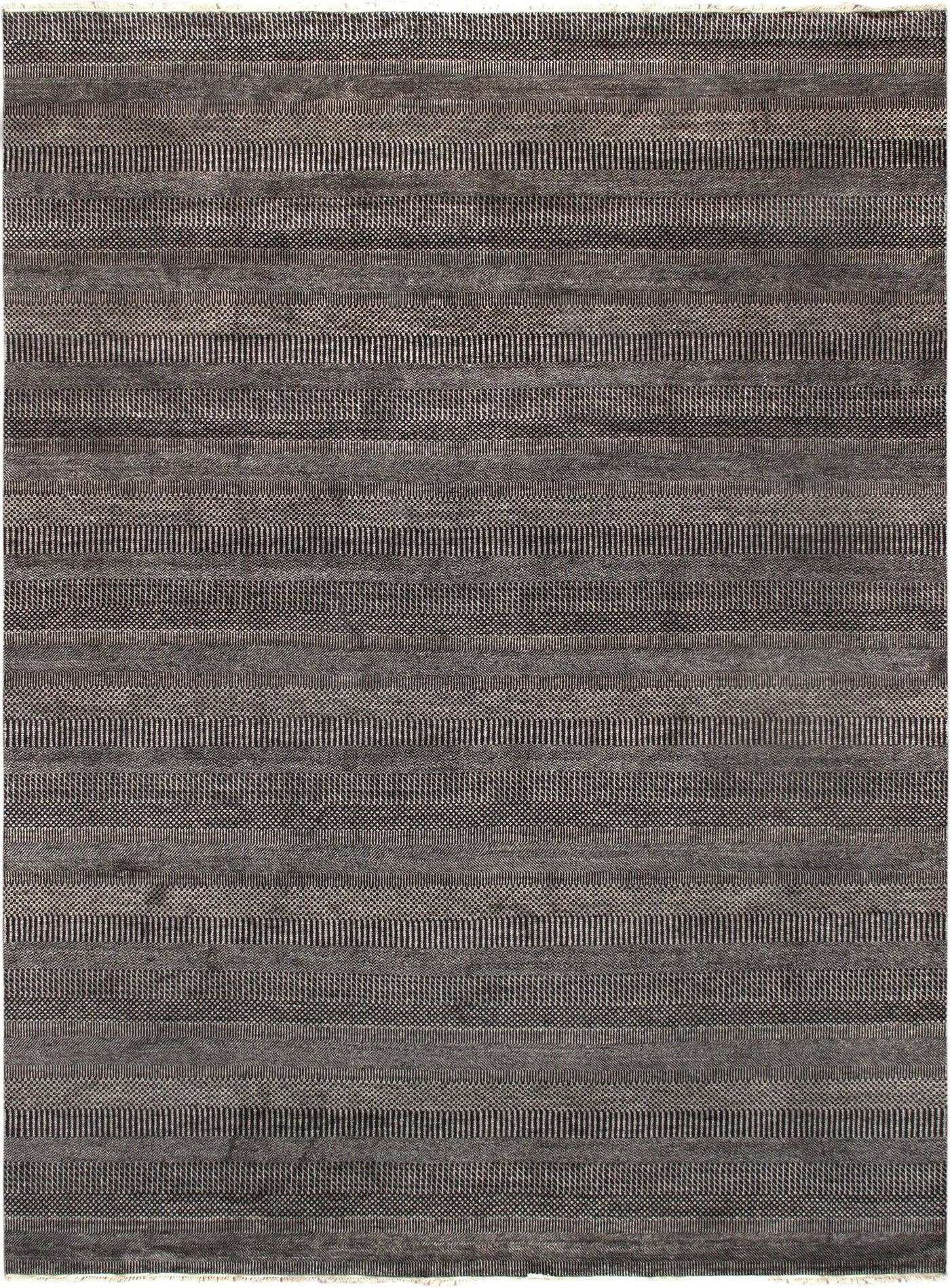 Canvello Transitional Hand - Knotted Silk and wool Area Rug - 9'1" X 12'2" - Canvello