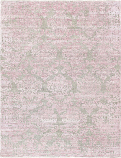 Canvello Transitional Hand - Knotted Silk Area Rug - 9'9" X 13'9" - Canvello