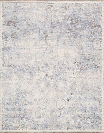 Canvello Transitional Hand - Knotted Silk & Wool Area Rug - 7'11" X 9'10" - Canvello