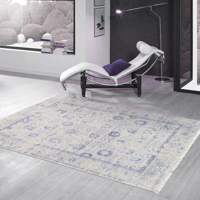 Canvello Transitional Hand - Knotted Silk & Wool Area Rug - 8'1" X 10'2" - Canvello