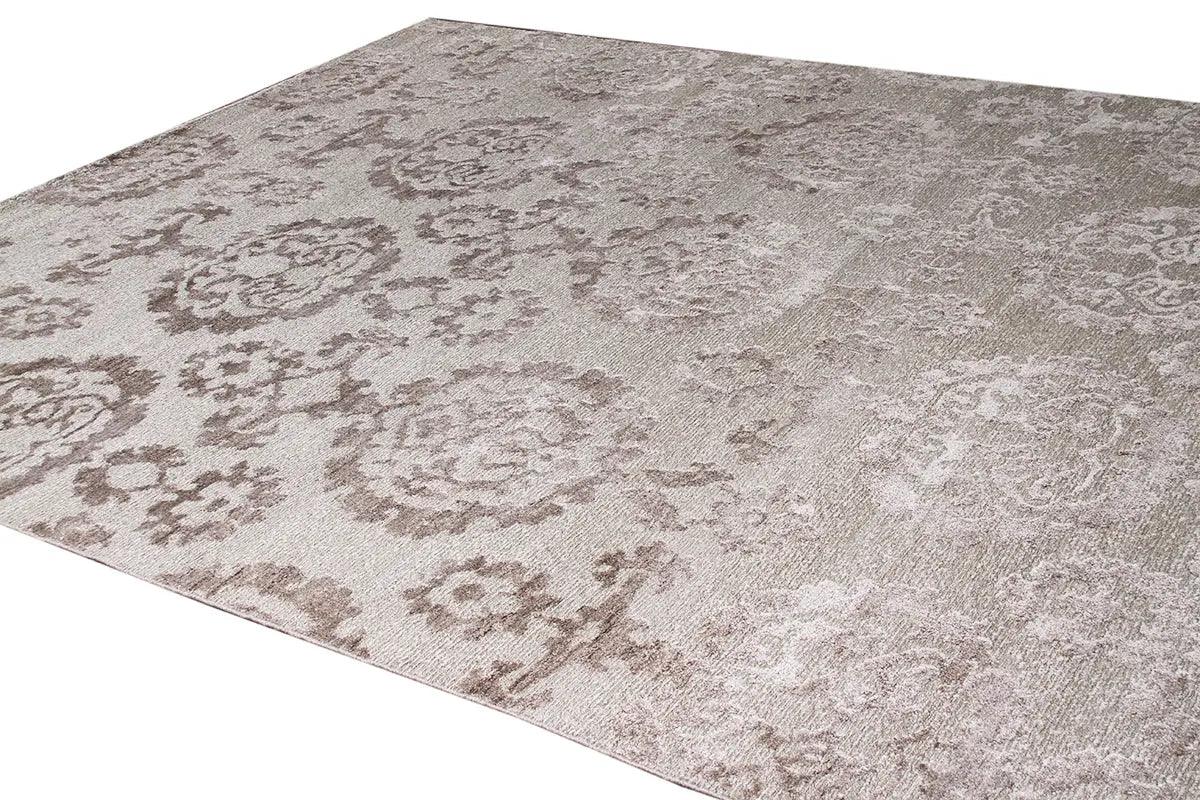 Canvello Transitional Hand - Knotted Silk & Wool Area Rug - 8'10" X 11'7" - Canvello