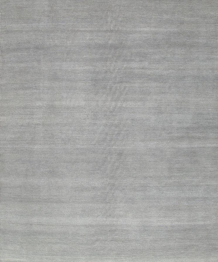Alfombra de transición Canvello de seda y lana anudada a mano - 8'10" X 12'1"
