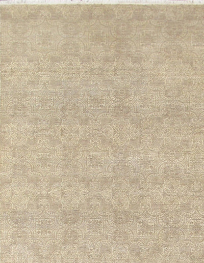 Canvello Transitional Hand - Knotted Silk & Wool Area Rug - 9' X 11'6" - Canvello