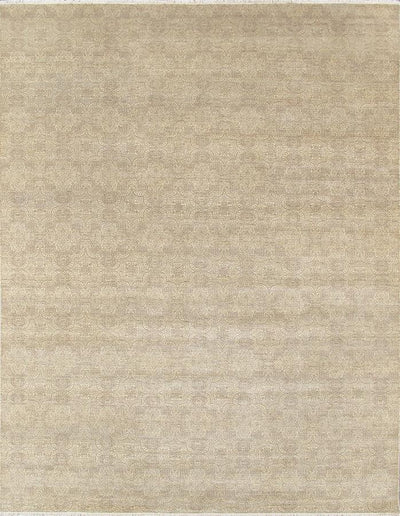 Canvello Transitional Hand - Knotted Silk & Wool Area Rug - 9' X 11'6" - Canvello