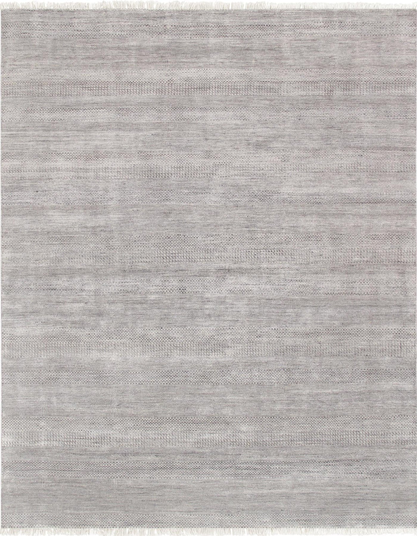 Canvello Transitional Hand - Knotted Silk & Wool Area Rug - 9' X 12'2" - Canvello