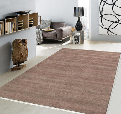 Canvello Transitional Hand - Knotted Silk & Wool Area Rug - 9'10" X 14' - Canvello