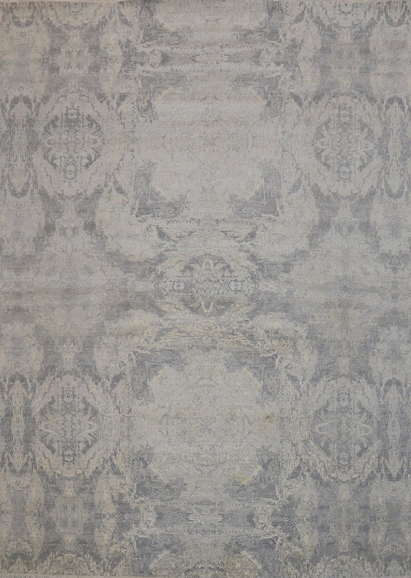 Canvello Transitional Hand - Knotted Silk & Wool Area Rug - 9'11" X 14'1" - Canvello