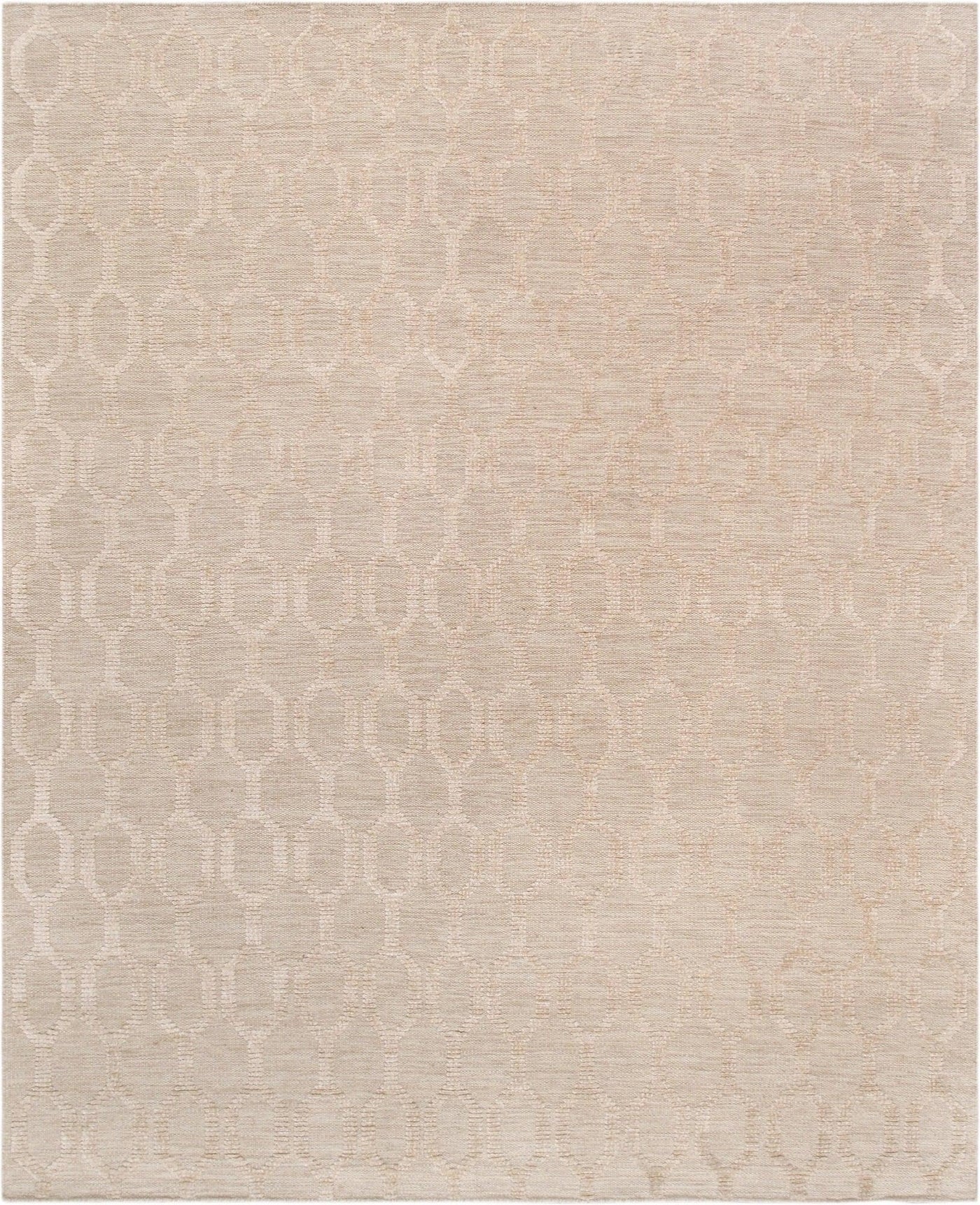 Canvello Transitional Hand-Woven Silk & Wool Area Rug- 5' X 8'