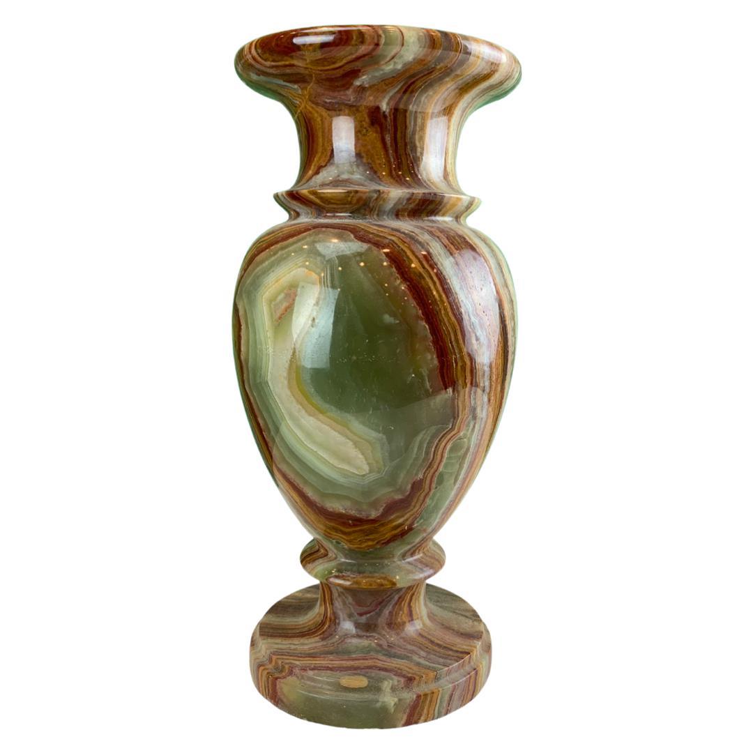 Canvello Transitional Large Italian Honey Marble Vase - Canvello