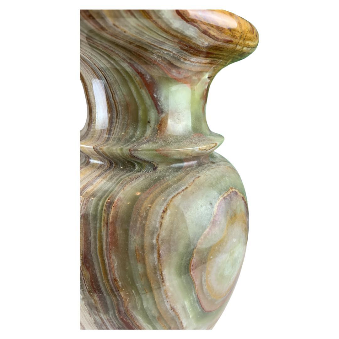 Canvello Transitional Large Italian Honey Marble Vase - Canvello