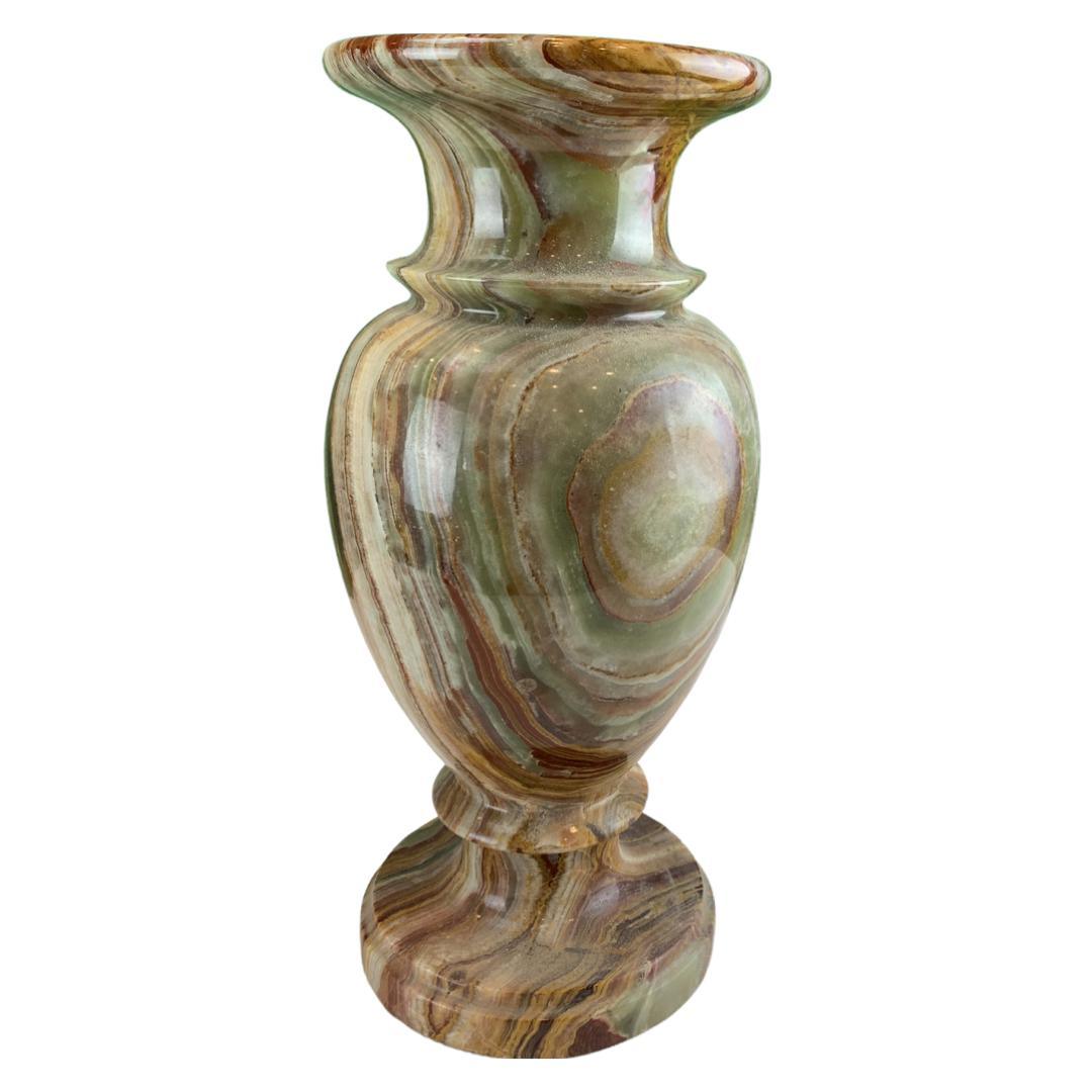 Canvello Transitional Large Italian Honey Marble Vase - Canvello