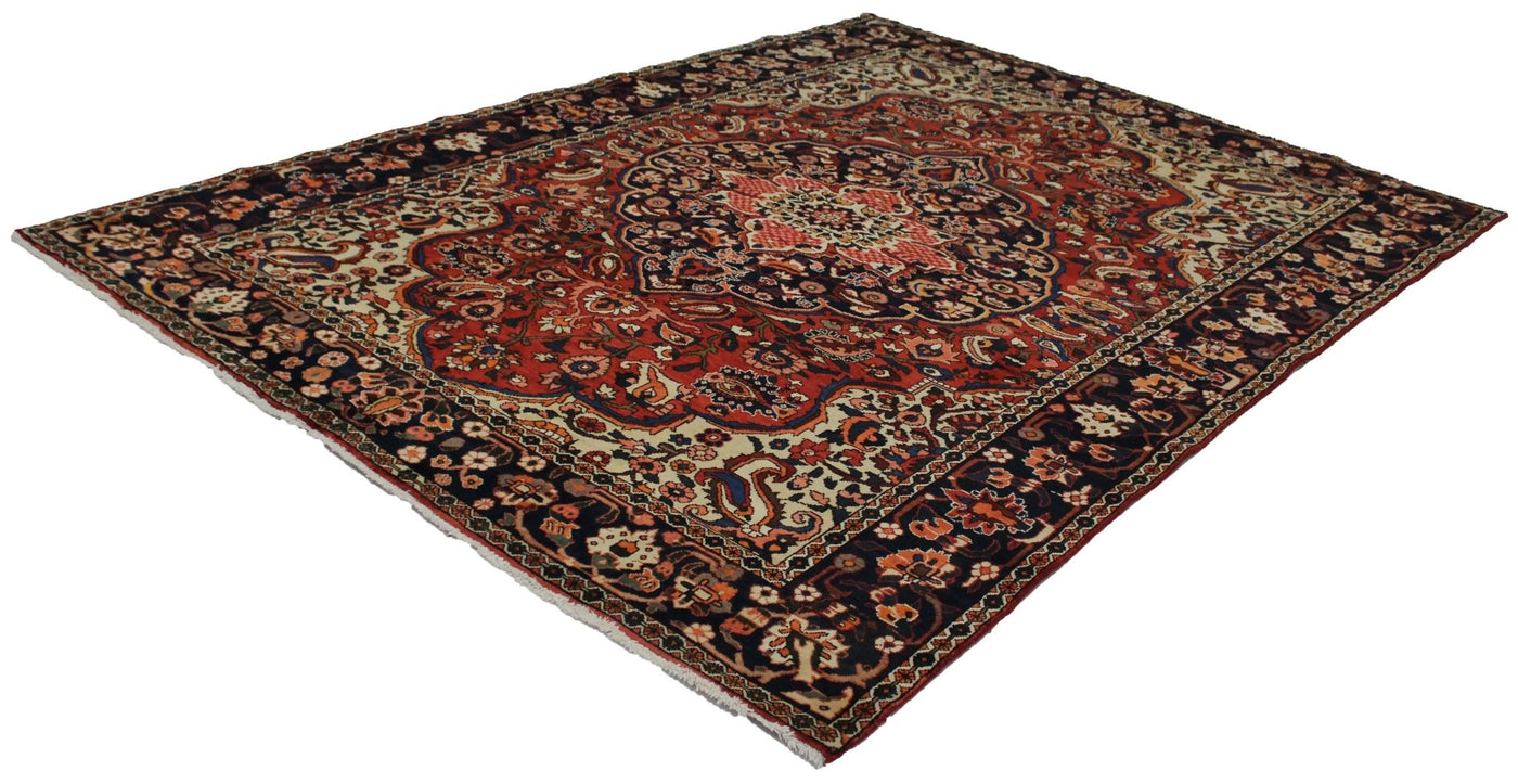 Canvello Transitional Medallion Silkroad Bakhtiari Rug - 8'6'' X 11'9'' - Canvello