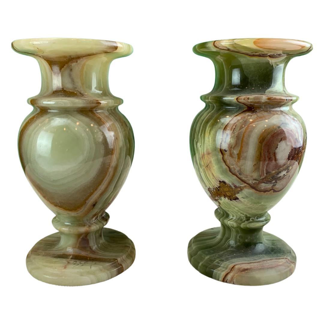 Canvello Transitional Medium Italian Honey Marble Vase - Canvello