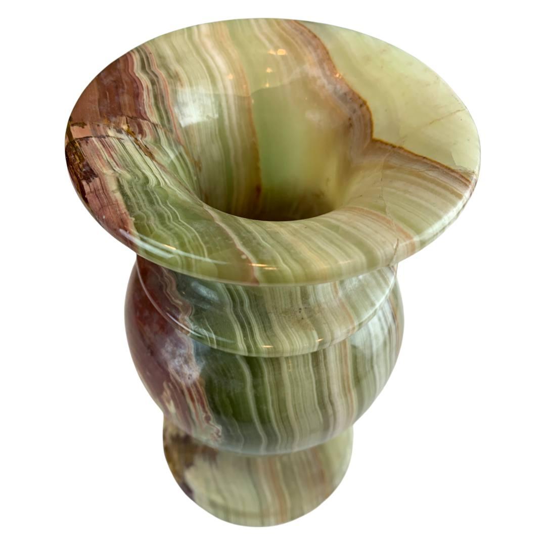 Canvello Transitional Medium Italian Honey Marble Vase - Canvello