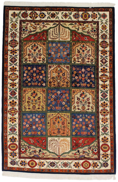 Canvello Transitional Silkroad Bakhtiari Rugs - 5'6'' X 8'0'' - Canvello