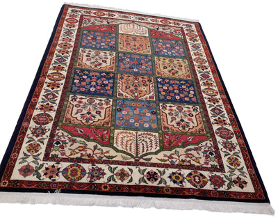 Canvello Transitional Silkroad Bakhtiari Rugs - 5'6'' X 8'0'' - Canvello