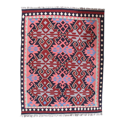 Canvello Turkish Bashir Hand Woven Kilim 8'9" x 11'4" - Canvello