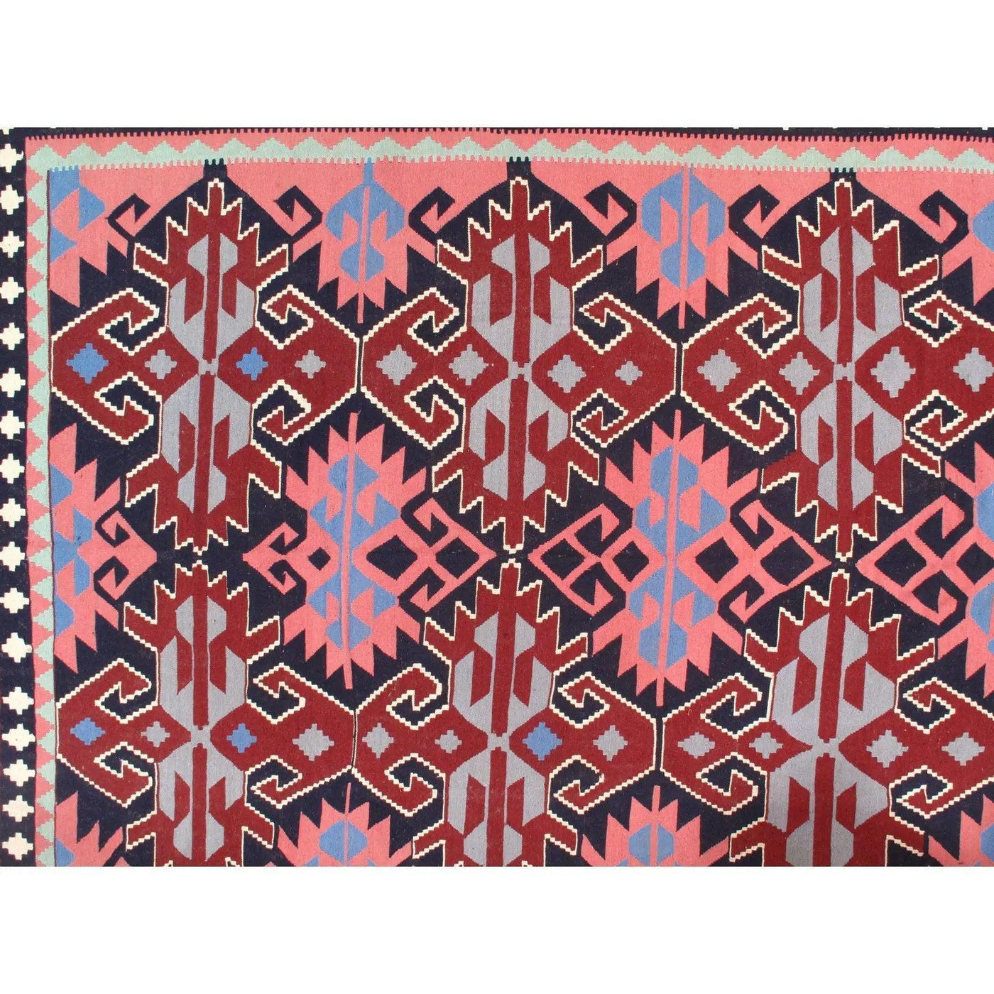 Canvello Turkish Bashir Hand Woven Kilim 8'9" x 11'4" - Canvello