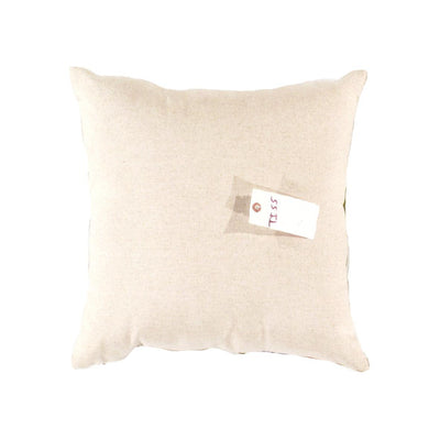 Canvello Turkish Beige Silk Velvet Throw Pillow - 20" X 20"