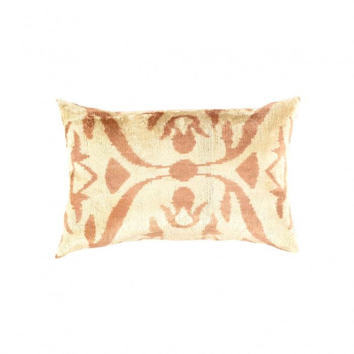 Canvello Turkish Brown Silk Velvet Pillow - 16" X 24" - Canvello