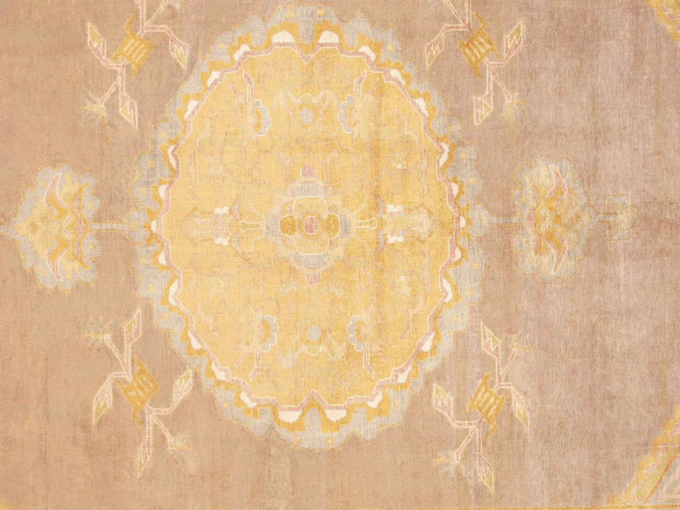 Canvello Turkish Hand-Knotted Lamb's Wool Area Rug- 9'4" X 12'8"