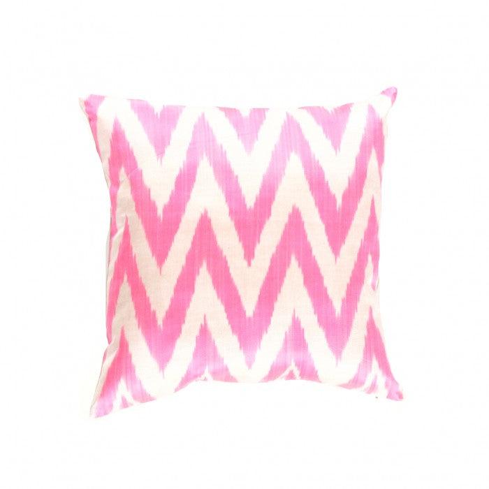 Pink and Purple Pillow | Luxury Silk Pillow | Canvello