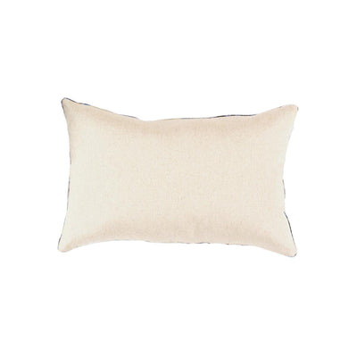 Beige Blue Silk Ikat Pillow | Beige Blue Ikat Pillow | Canvello