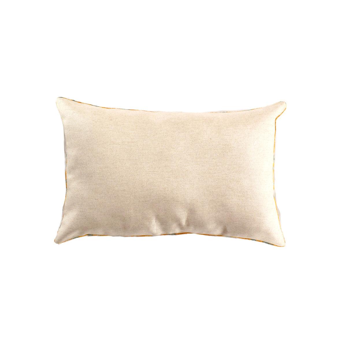Turkish Gold Gray Velvet Pillow | Gray and Gold Throw Pillow| Canvello