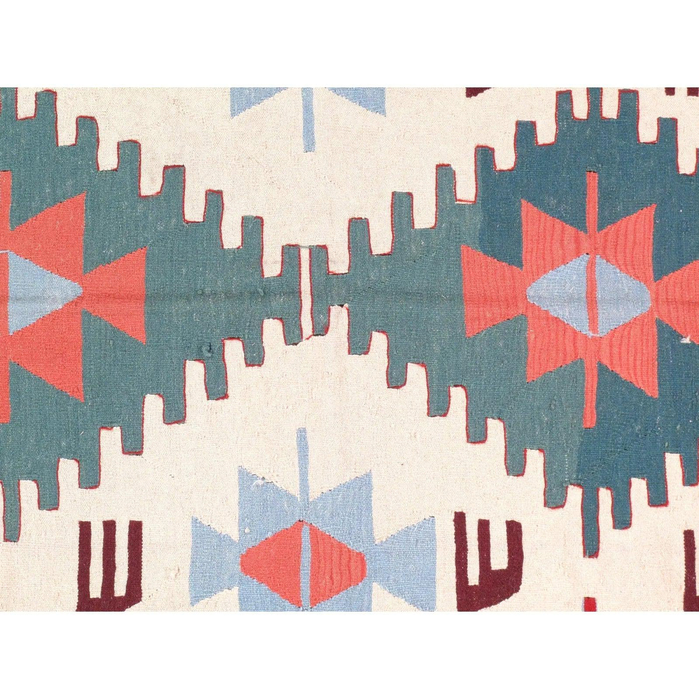 Canvello Turkish Kilim all wool Rug - 8'7" x 12'10" - Canvello